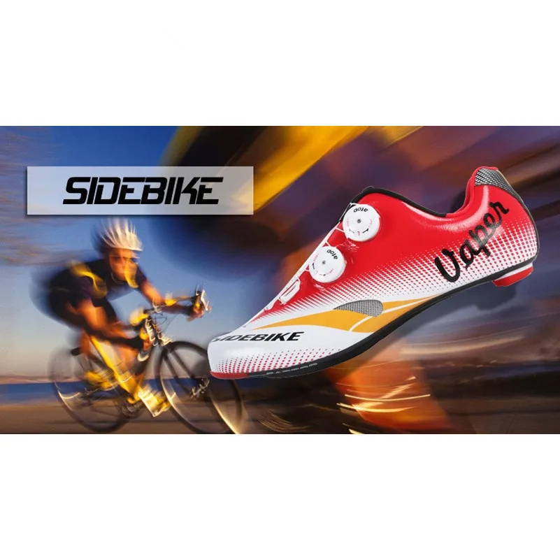 SIDEBIKE 2017 обувь для велоспорта углеродная легкая шоссейного велосипеда
