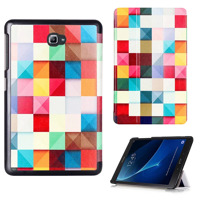 Чехол из искусственной кожи для Samsung Galaxy Tab A6 10 1 2016 T585 T580 SM T580N защитный чехол
