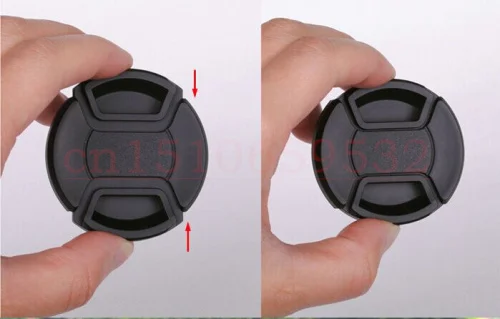 

3pcs 40.5mm 46mm 49mm 52mm 55mm 58mm 62mm 67mm 72mm 77mm 82mm Snap-On Lens Front Camera Lens Cap Cover for DSLR Lens Protector