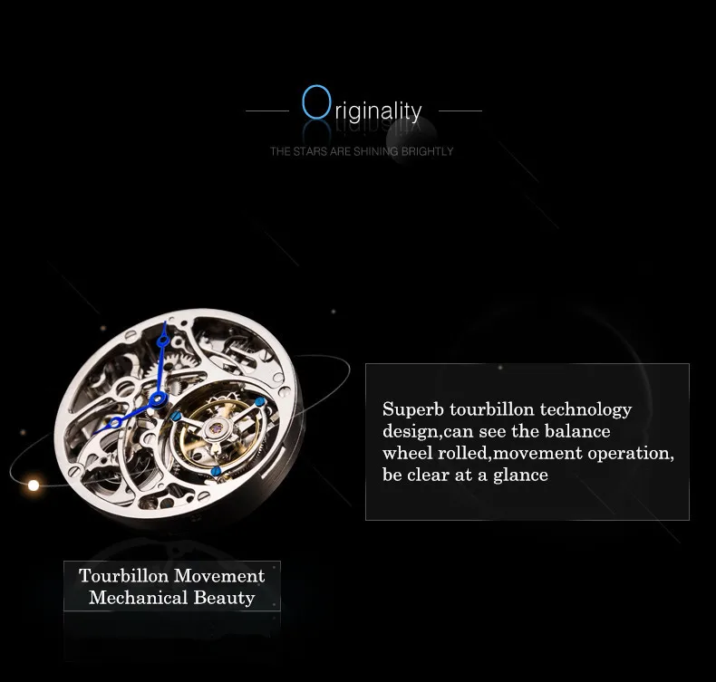 Relogio Masculino ANGELA BOS люксовый бренд Tourbillon автоматические часы мужские водонепроницаемые 3D GEMINI механические наручные часы мужские
