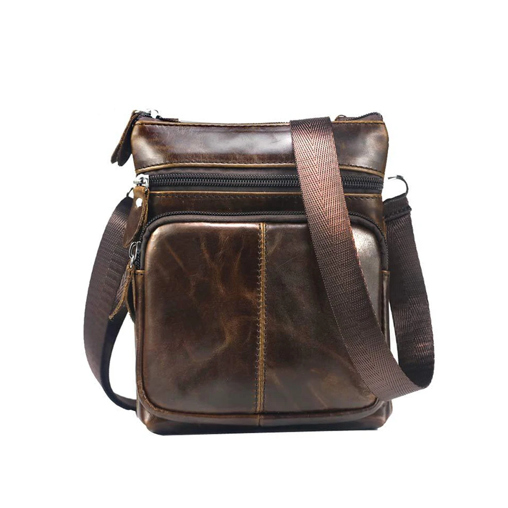100% натуральная кожа мужские сумки на плечо мужской Crossbody портфель Сумки
