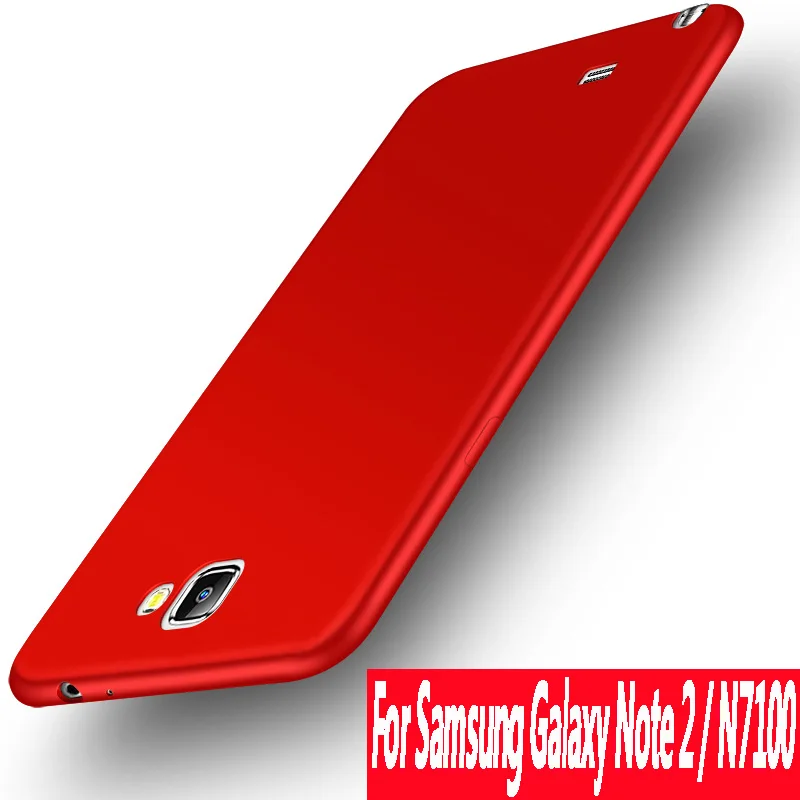 Чехол для samsung galaxy note 2 n7100 силиконовый роскошный чехол Samsung Galaxy Note II мягкий из тпу