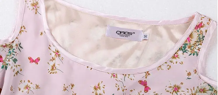 2017 новый распечатать лето dress женщины повседневная коротким рукавом chic шифон