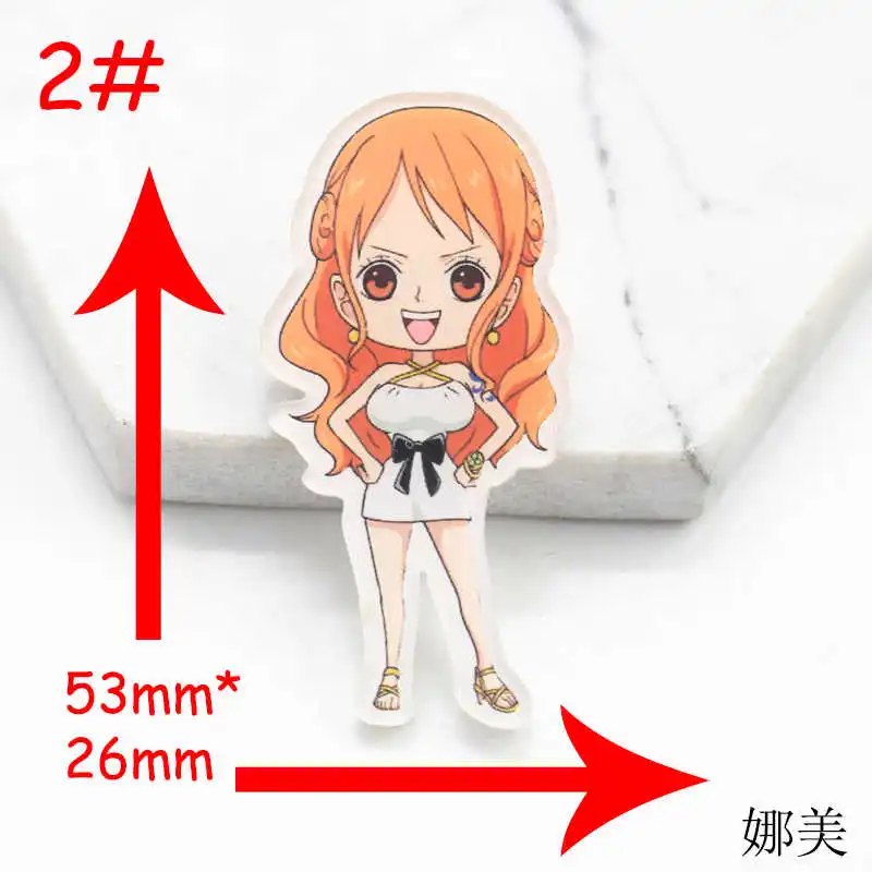 1 шт. микс Наруто мультфильм один кусок значки на булавке Kawaii значок bacgets на рюкзак значки на одежду акриловые значки Z32 - Цвет: NO2
