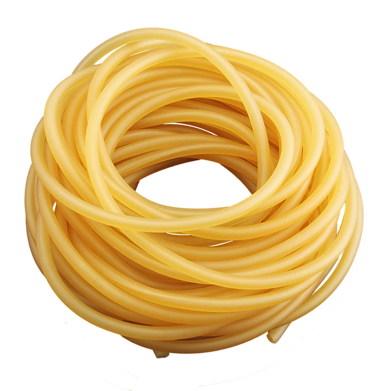 Натуральный латексный резиновый хирургический ремешок эластичный 2x5 мм желтый