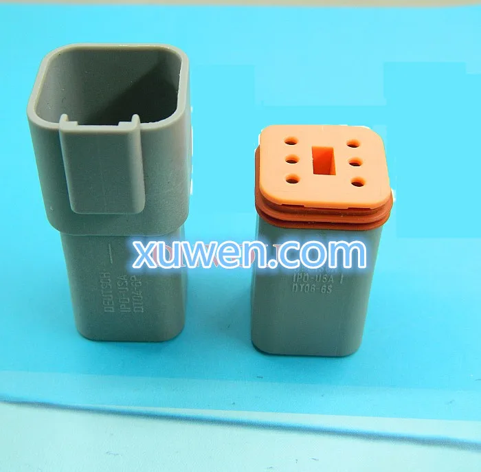 5 компл. Комплект 6 Pin Водонепроницаемый Электрический Провод Разъем Немецкий