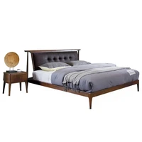 1122h202c nordic style all solid wood modern minimalist wedding king size bed master bedroom furniture bed frame