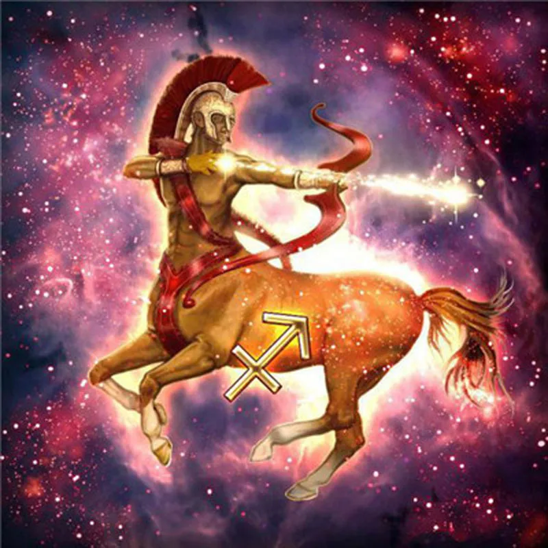 

5D Diamond Painting Sagittarius full drill square/round Diamond embroidery Sale constellation Mosaic rhinestone picture gifts