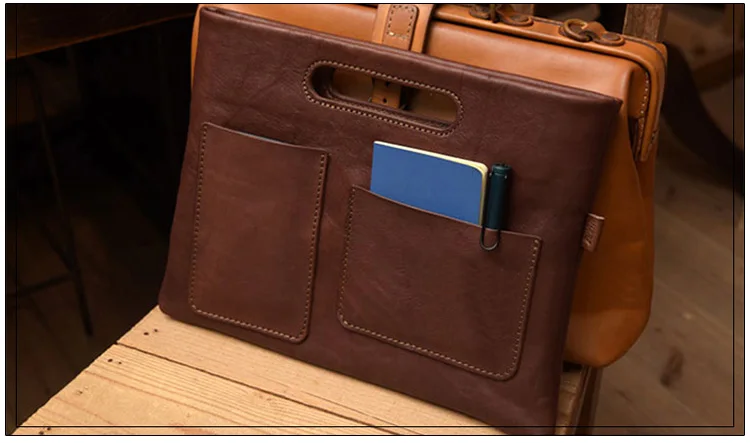 Портативный пакет для документов акриловая версия Сделай Сам кожаная сумка