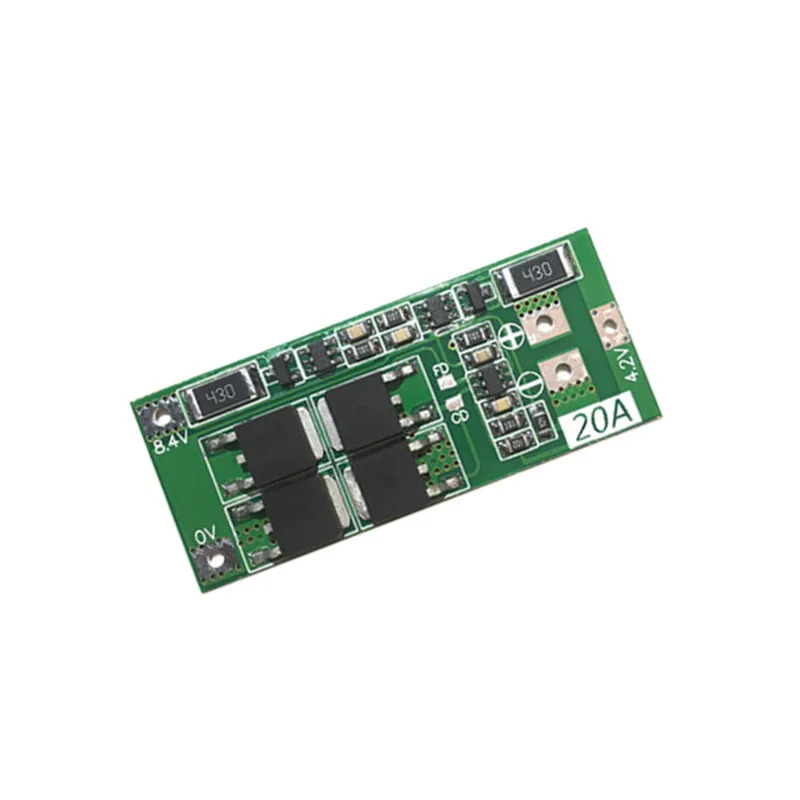 Защитная плата BMS 2S 10A/20A для литий ионного аккумулятора 3 6 В 7 в|Аксессуары батарей|