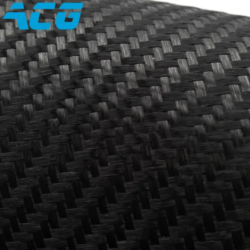 3k Углеродное волокно имитация саржевого переплетения окрашенное стекло черная