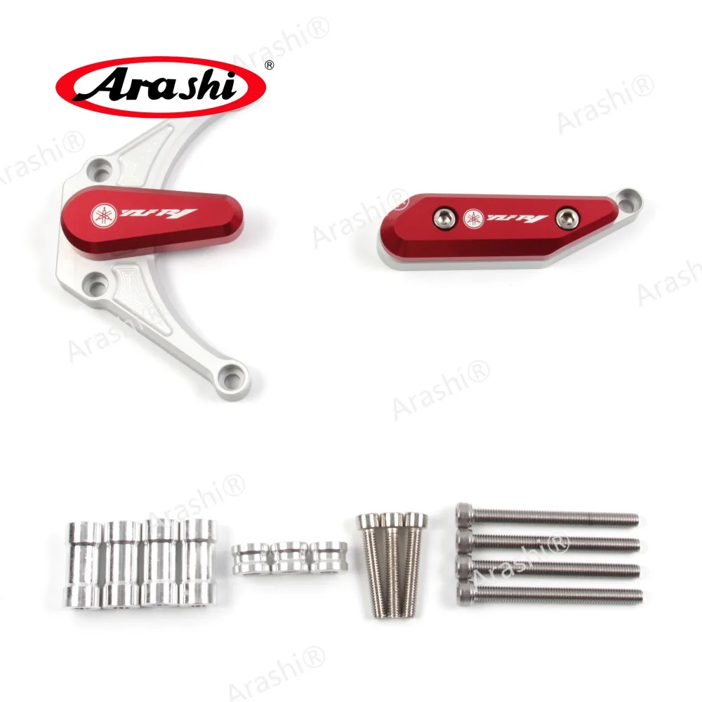 Араши протектор двигателя мотоцикла защитный чехол для YAMAHA R1 2009 2010 09 10 мотоцикл