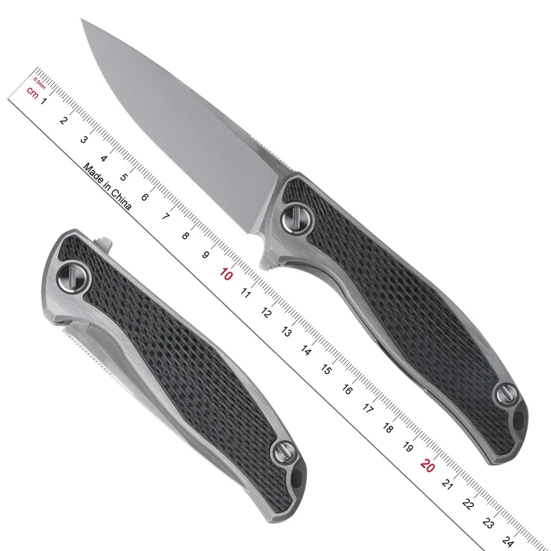 Green Thorn F95 Флиппер складной нож m390 стали titanium CF для кемпинга охоты карман отдыха на