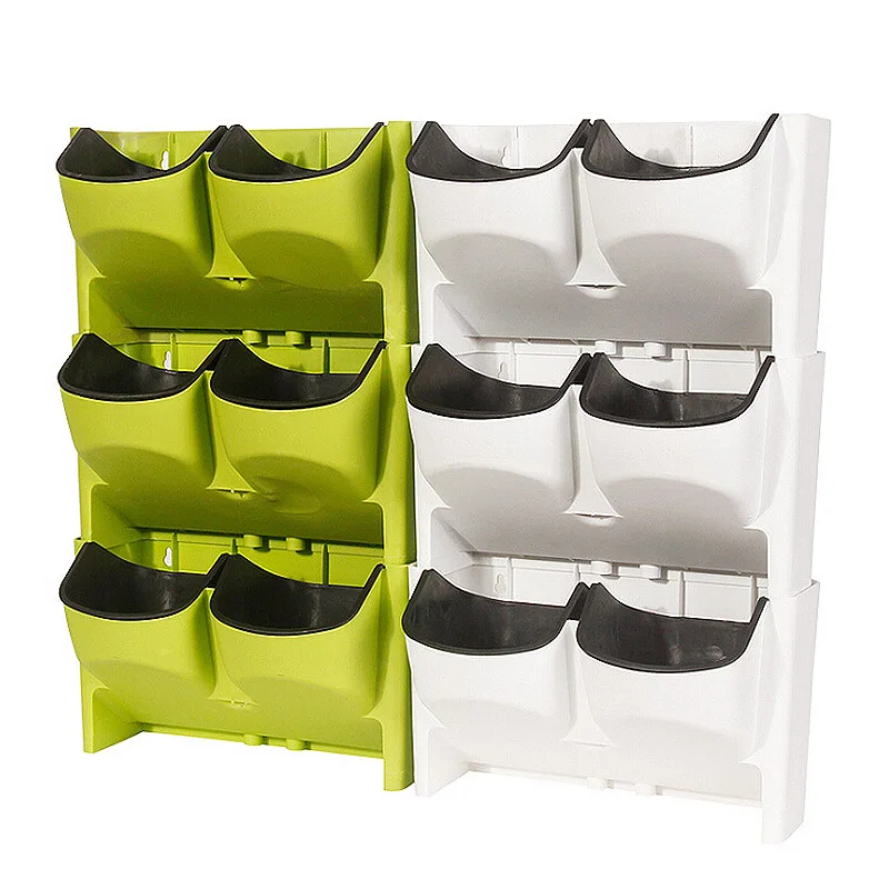 Цветочный горшок составной настенный садовый цветочный вертикальный для