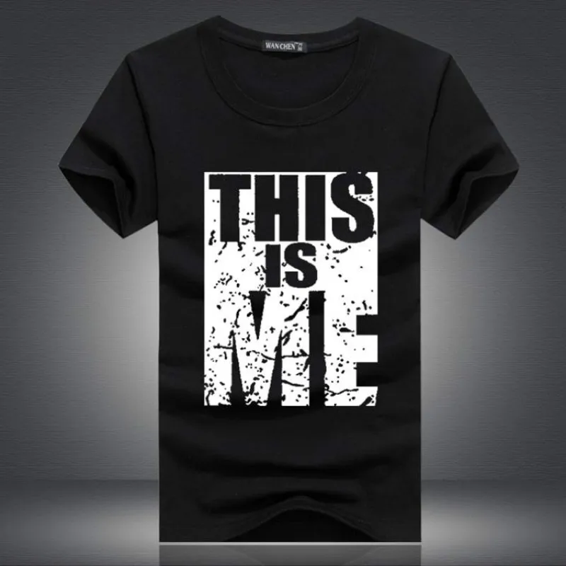 Новая одежда мужская футболка из хлопка с принтом для мужчин Фитнес Camisetas хип хоп