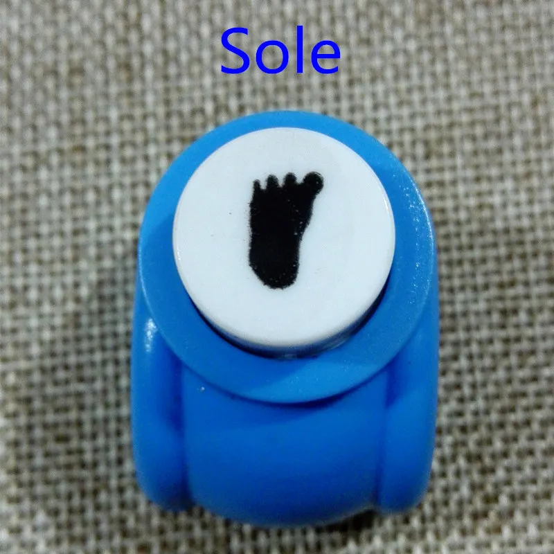 sole 1 шт., для детей, мини-печатная бумага, ручной формирователь для скрапбукинга, бирки, карты, ремесло, сделай сам, инструмент для 16 видов стилей - Цвет: sole