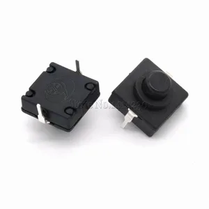 10 шт., ультратонкий кнопочный переключатель для фонарика