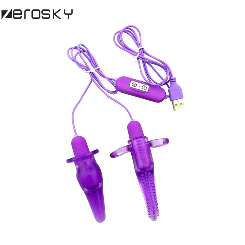Zerosky USB Power Sex Anal plug Female Masturbation Vibrating Massage Stick Jump Egg Vibrator Toys for Women | Красота и здоровье
