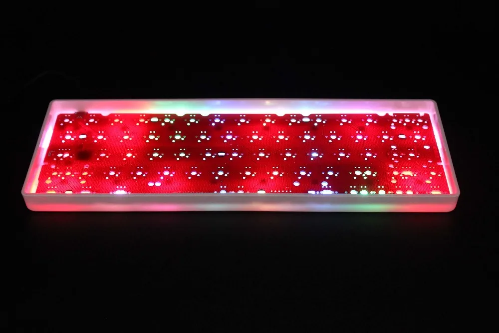 Индивидуальный YMDK CNC акриловый чехол с молоком 60% комплект QMK Полностью