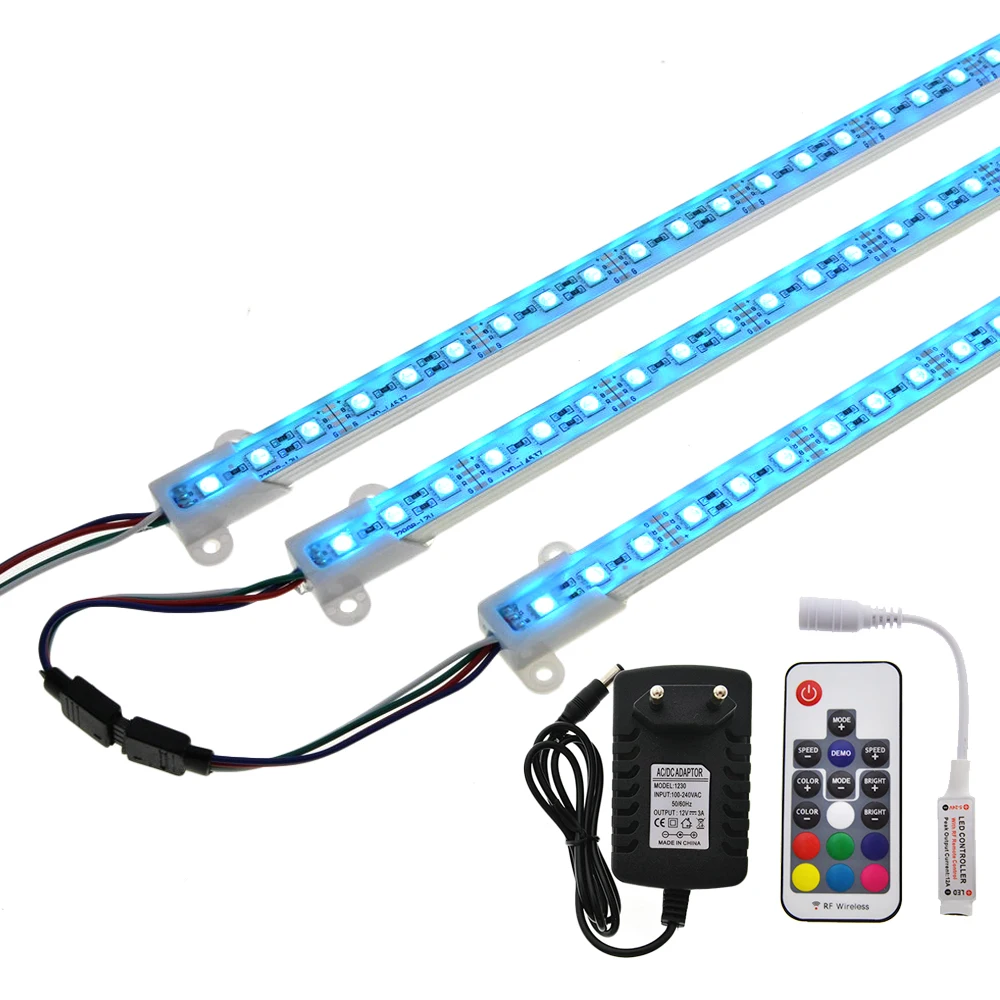 RGB светодиодная полоса освещения 5050 50 см IP68 SMD36 светодиодсветодиодный жесткая для