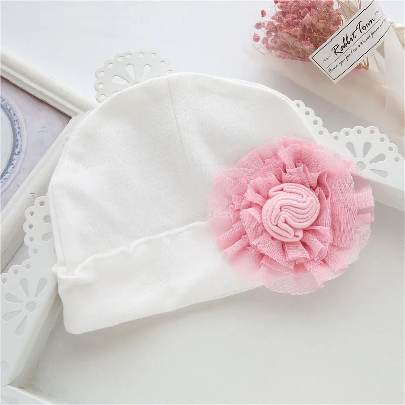 Newborn baby princess hat Pure cotton hooded Children's cute cap tr087 | Детская одежда и обувь