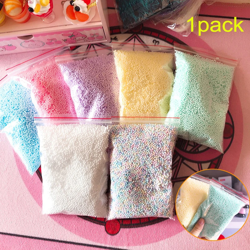 1 упаковка сделай сам снежные частицы грязи аксессуары шарики для слайма