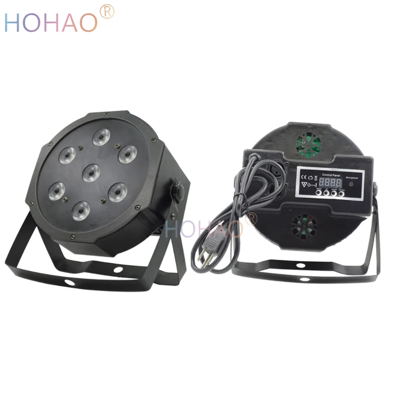 SlimPar Quad 7 шт. X 12 Вт RGBW 4IN1 Led-Телевизор с номинальной может огни мини-DJ этап Par