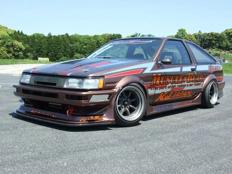 FRP боковая юбка для Toyota AE86 Levin MBT2 стильная из стекловолокна комплект обшивки
