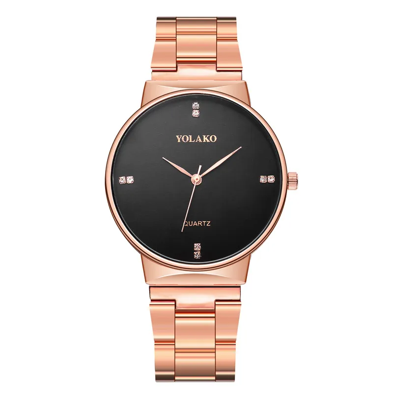 2019 современные модные черные кварцевые часы Montre Femme женские сетчатые