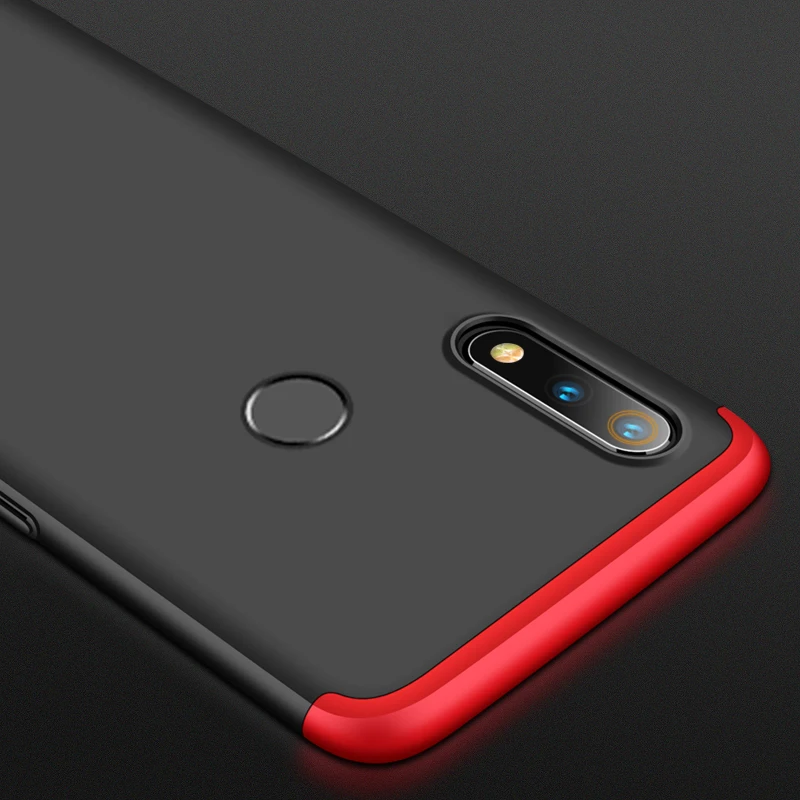 Оригинальный чехол для OPPO Realme 3 Pro роскошный с полной защитой кольцо магнетизм ПК