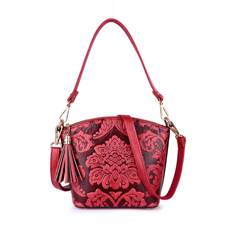Цветочный китайский стиль Sac основной Femme оболочки сумка женская через плечо