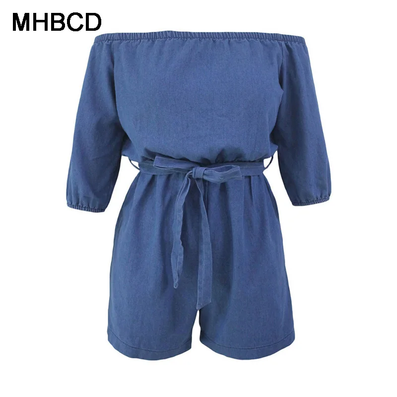 MHBCD Летние Элегантные Модные Женщины Комбинезоны Сексуальная Клуб Без Бретелек