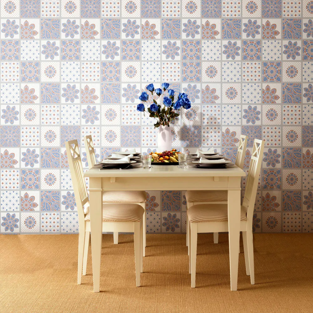 25 шт. самоклеющиеся плитки искусство настенные наклейки DIY Кухня Ванная комната Декор винил