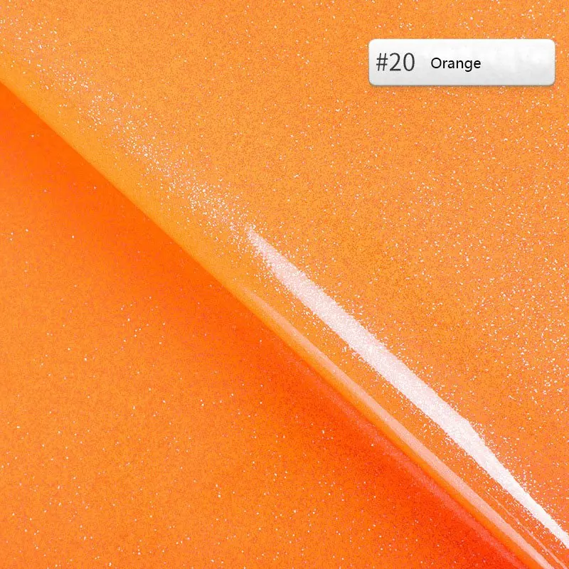 20 orange Голографический блеск из искусственной кожи пайетки для поделок искусственная Синтетическая кожа высокое качество обувь Ткань сумка кошелек Швейные материалы 30*45 см - Цвет: 20 orange
