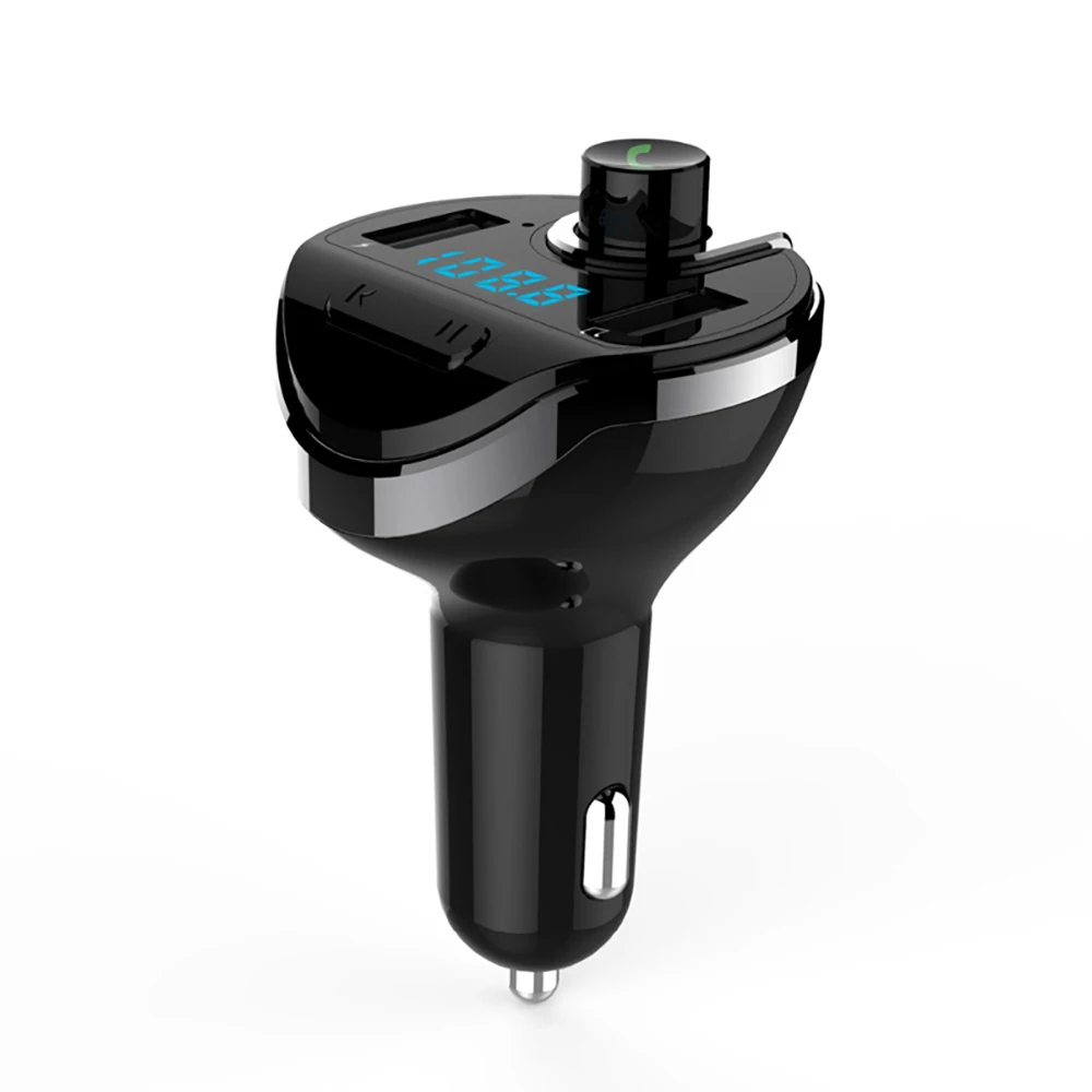 Bluetooth беспроводной Автомобильный MP3-плеер Hands Free Комплект fm-модулятор двойной USB зарядное устройство TF карта Музыка Bluetooth аудио приемник передатчик