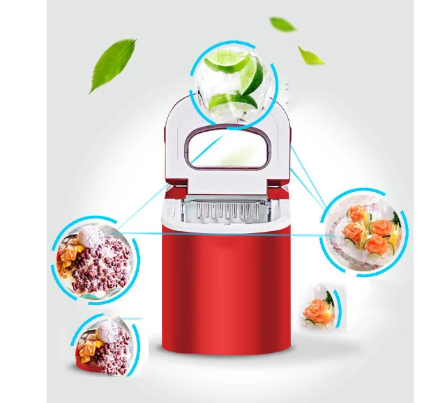 Автоматический льдогенератор Электрический ABS материал колонна медно