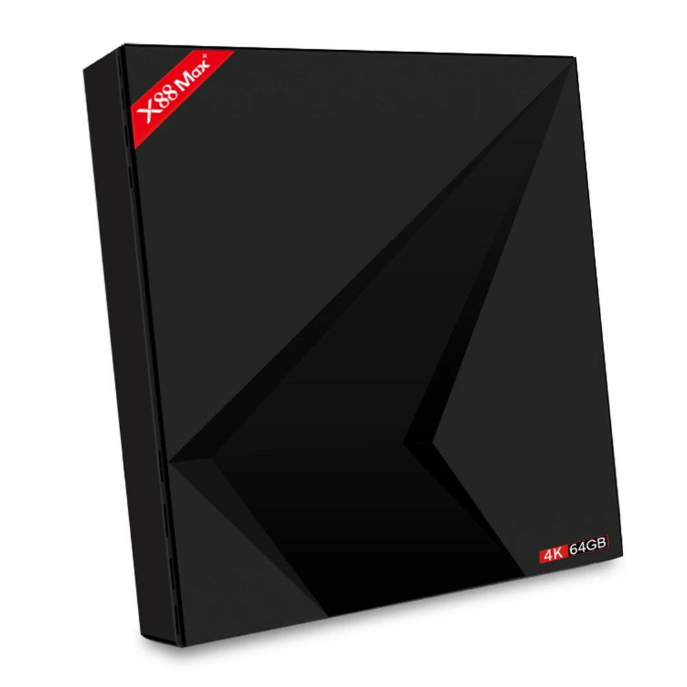 X88 MAX + RK3328 удаленного Управление WI FI Android 8 1 4 ядра ТВ коробка Smart Dual K Set