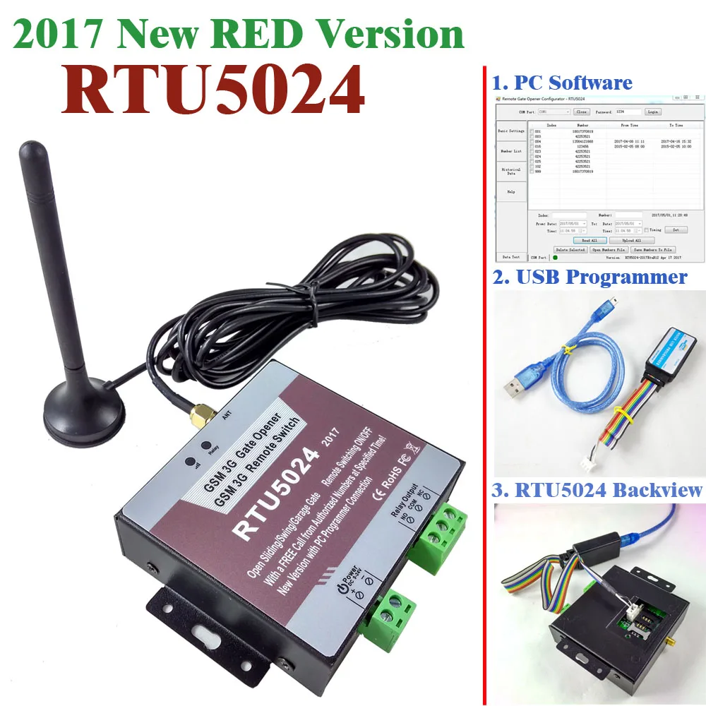 Бесплатная доставка новинка 2017 RTU5024 GSM штопор релейный переключатель