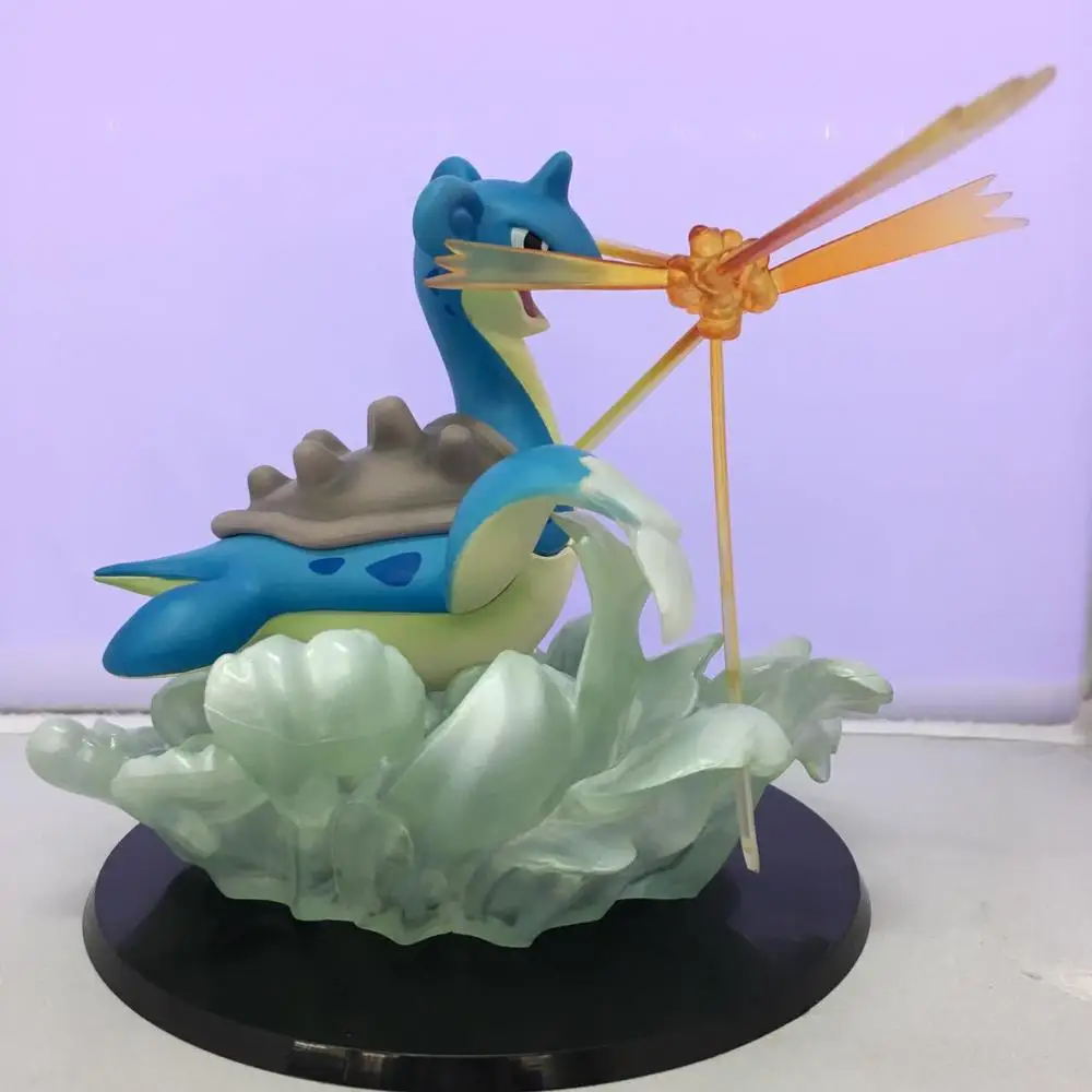 Аниме Фигурка 15 см Мультфильм Lapras Боевая версия. Пикачу ПВХ Коллекционные