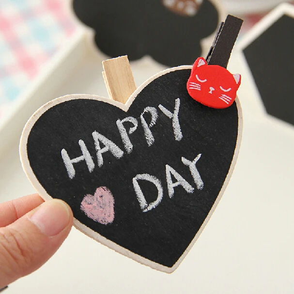 20 шт./лот DIY Мини Симпатичные деревянные клипсы кусачки для сообщений детский