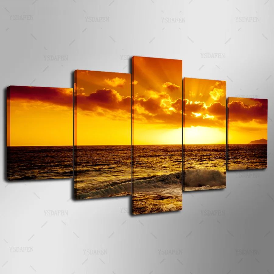 

HD Printed Painting Canvas Printing Seascape painting Room decor print poster picture canvas Framed Art HG-097