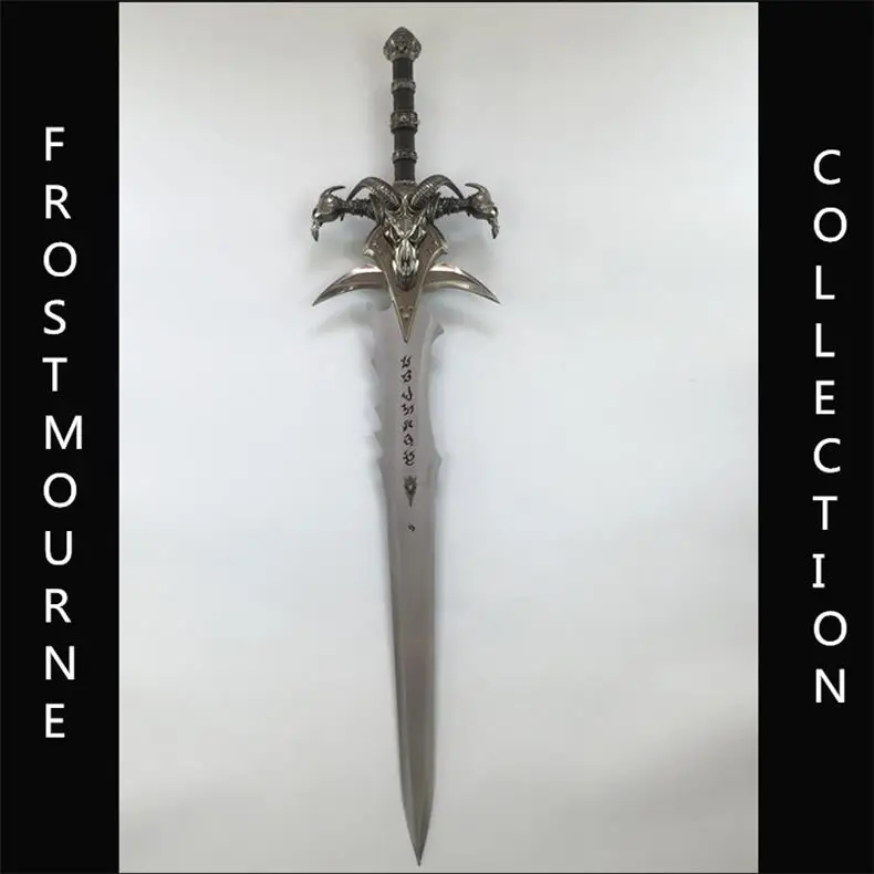 Металлический Косплэй оружие Frostmourne меч модель бесшовного Изделия из металла 120