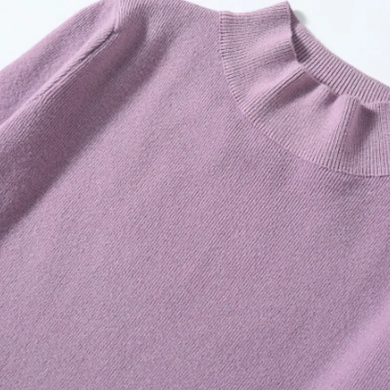 Женский вязаный свитер однотонный удобный зимний 2019 | Женская одежда