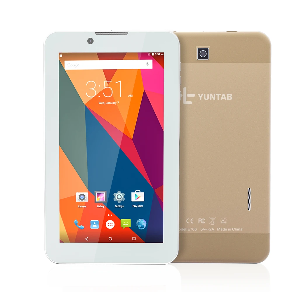 Новое поступление Yuntab 7 &quotСплав E706 Android 5 1 сенсорный экран 3g разблокированный