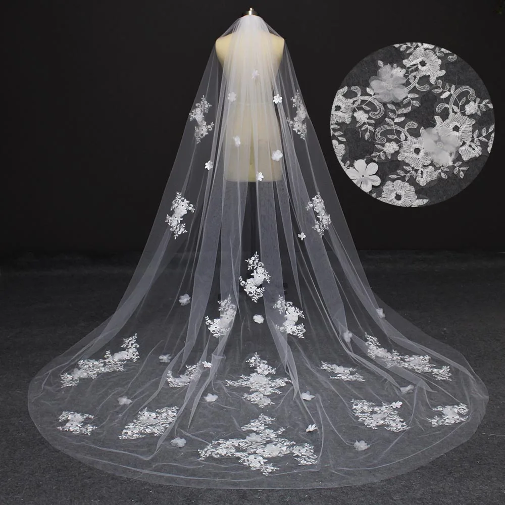 Реальные фотографии Роскошная Однослойная Кружевная аппликация 3 метров