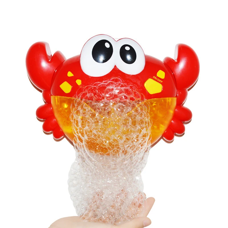 Baby Bubble Frog Crabs детская игрушка для ванной Maker ванна купания мыльница игрушки детей