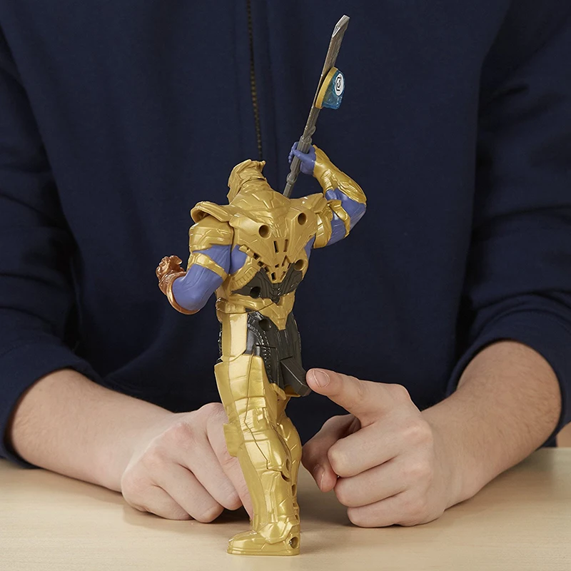 13-19 см Hasbro Игрушка Марвел электронные Мстители Бесконечная война Железный человек против Таноса игрушечный Боевой набор фигурка Марвел Коллекция Модель игрушки