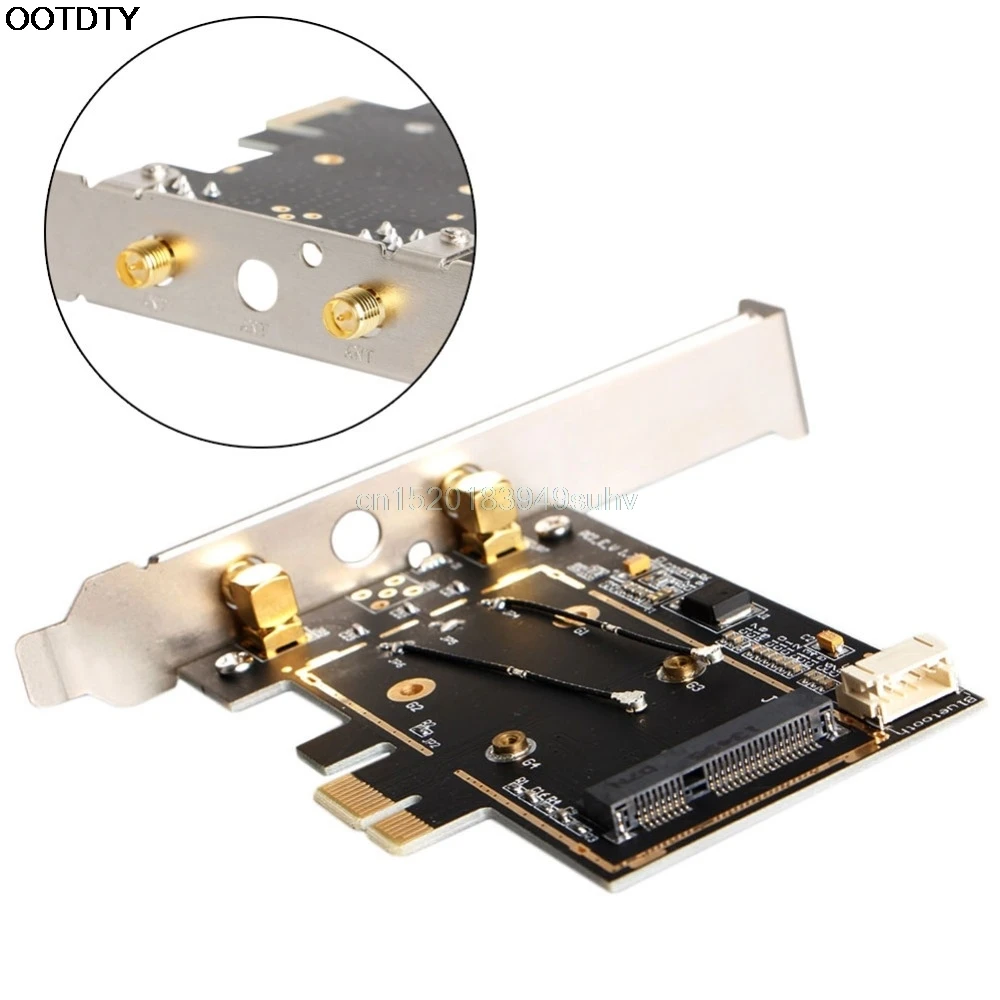 Мини адаптер BCM4352 867 Мбит/с + Bluetooth BT 4 0 802.11AC/BGN PCI E для настольных ПК 1 шт.|Сетевые