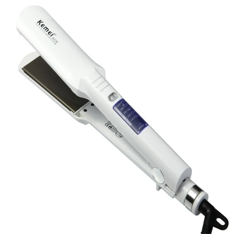 Профессиональный Выпрямитель для волос KEMEI 2017 ЖК выпрямитель электрическая шина