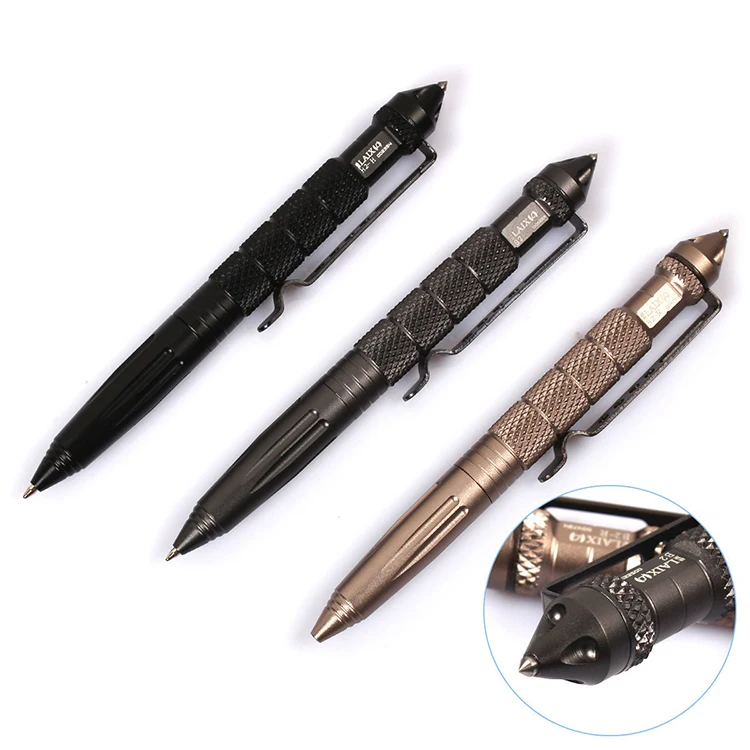 

High Quality defence personal Outdoor EDC Tactical Pen Self Defense Pen Tool Multipurpose Aviation Aluminum Anti-skid Portable